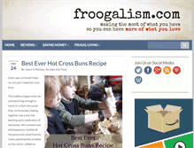 Tablet Screenshot of froogalism.com